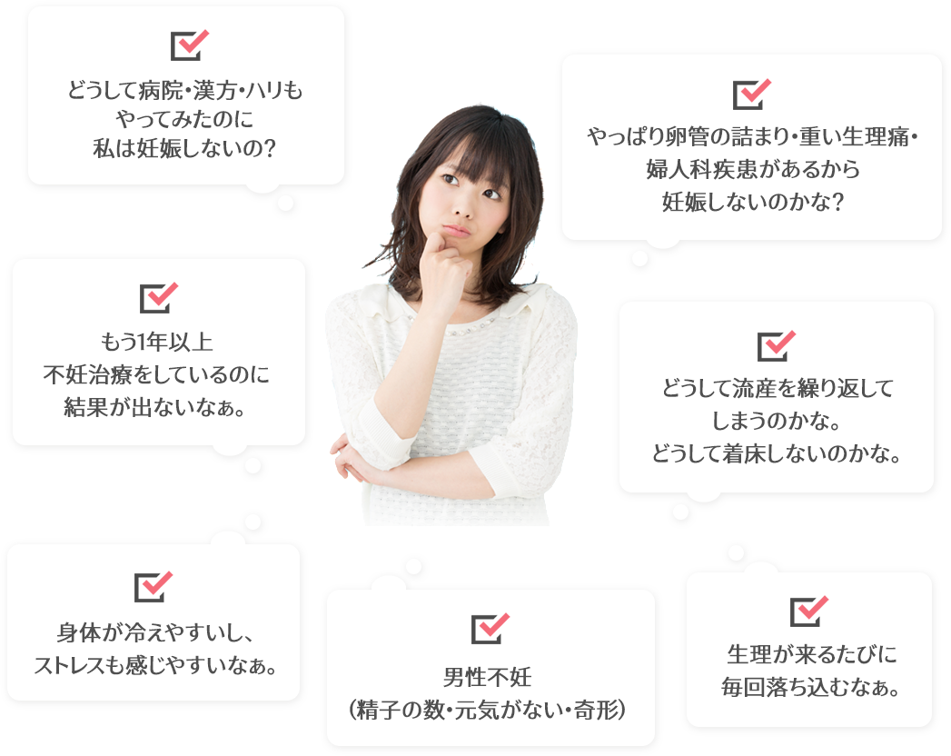 こんなことで悩んでいませんか?